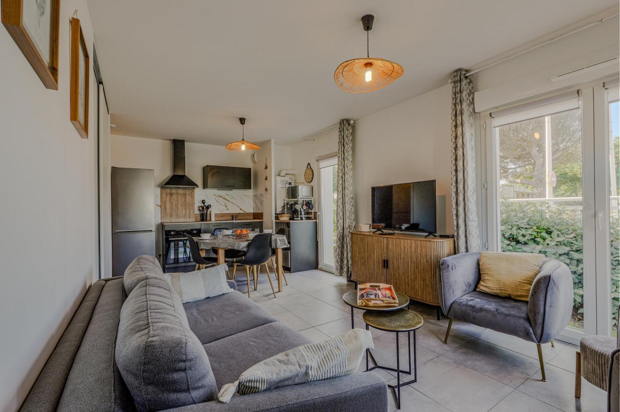 Appartement T2 Ideal 2 Personnes-150 M De La Plage Biscarrosse Exterior photo